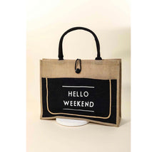 Load image into Gallery viewer, Hello Weekend Tote Bag Collection
