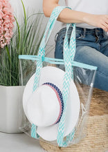 Load image into Gallery viewer, Hat Carrying Clear Tote Bag
