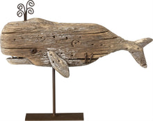 Load image into Gallery viewer, Wooden Whale Sitter
