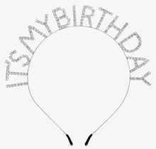 Load image into Gallery viewer, “It’s My Birthday” Rhinestone Headband Collection
