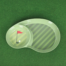 Load image into Gallery viewer, Golf Themed Melamine Chip &amp; Dip Platter
