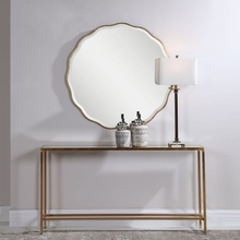 Load image into Gallery viewer, Gold Aneta Round Mirror
