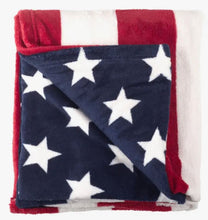 Load image into Gallery viewer, Classic American Flag Throw Blanket
