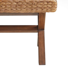 Load image into Gallery viewer, Hand Woven Hyacinth Bench
