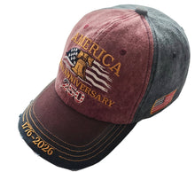 Load image into Gallery viewer, Distressed America Baseball Hat
