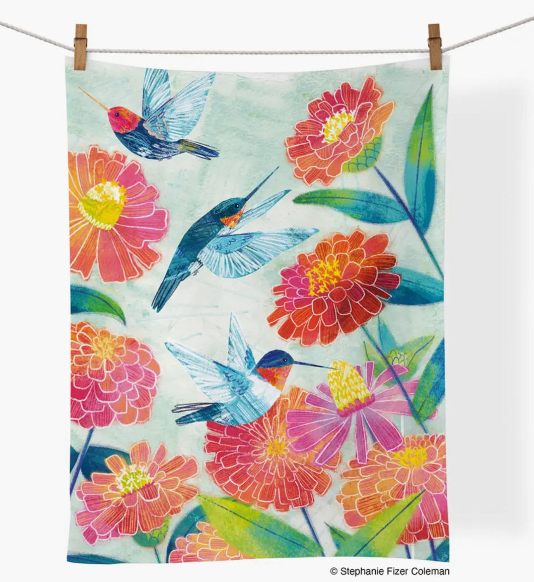 Hummingbird Tea Towel