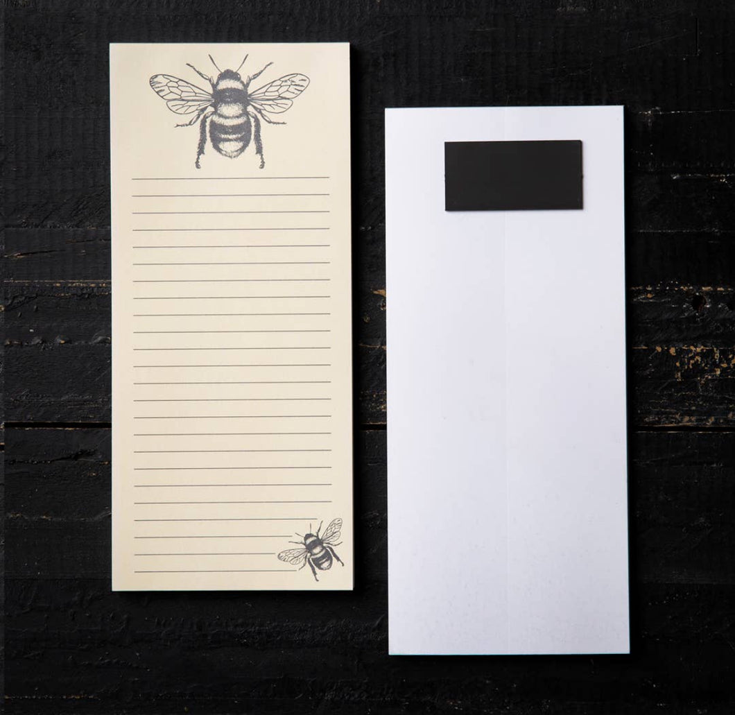 Bee Notepad W/ Magnetic Back