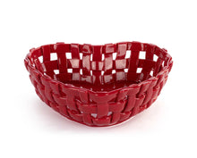 Load image into Gallery viewer, Red Heart Bread Basket w/ Towel
