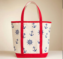 Load image into Gallery viewer, Anchor/Wheel Tote Bag
