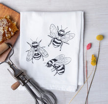 Load image into Gallery viewer, Bumble Bee Tea Towel
