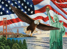 Load image into Gallery viewer, From Sea To Shining Sea Flag Puzzle 1000pcs
