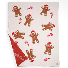 Load image into Gallery viewer, Cozy Gingerbread Throw Blanket
