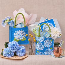 Load image into Gallery viewer, Hydrangea Reusable Gift/Tote Bag
