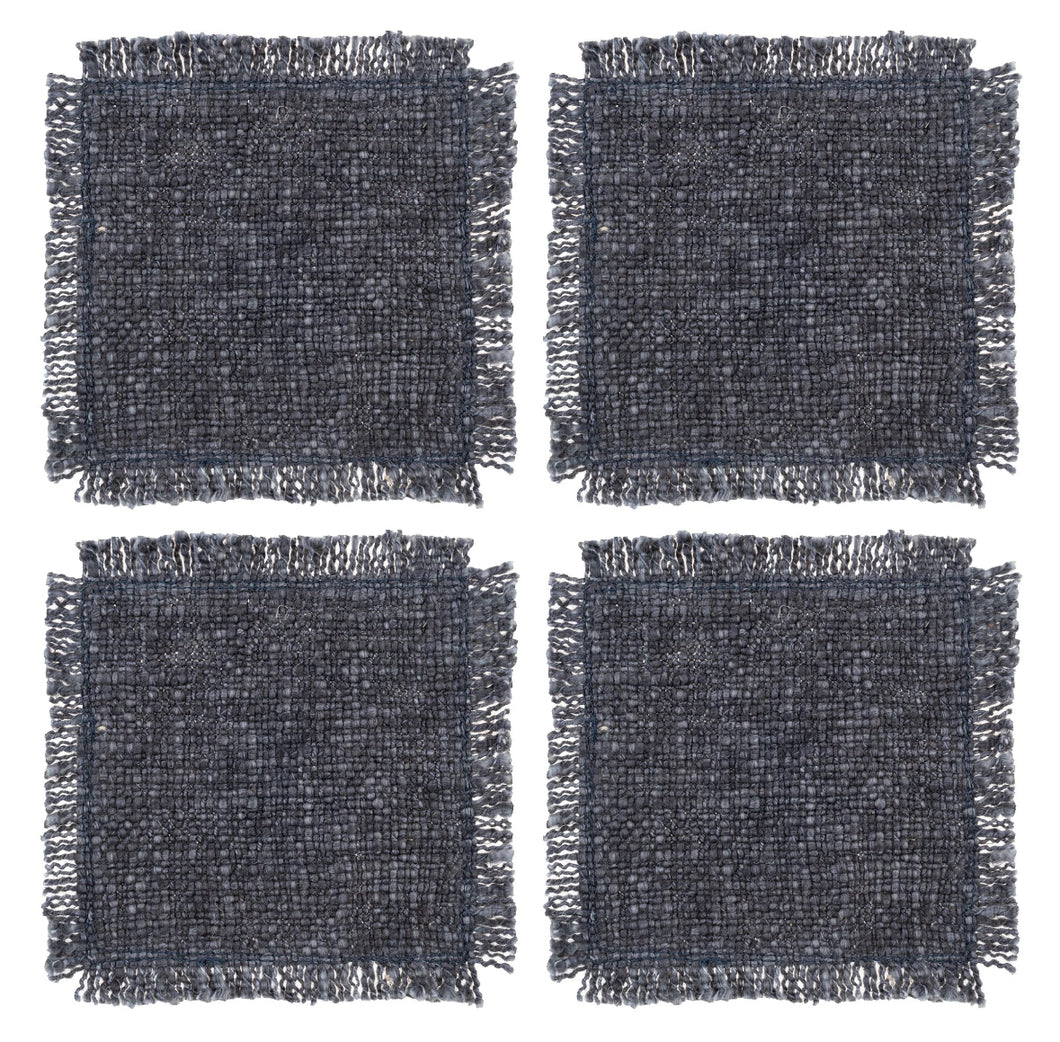 Slate Double Stitch Coaster S/4
