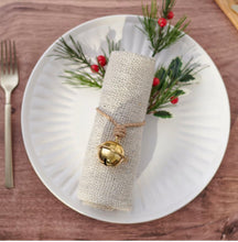 Load image into Gallery viewer, Gold Bell Napkin Ring
