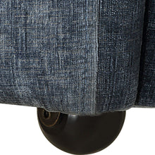 Load image into Gallery viewer, Harbor Blue Rolling Dining Chair
