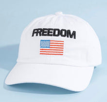 Load image into Gallery viewer, Freedom Embroidered Baseball Cap Collection
