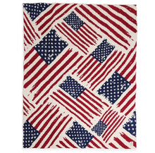 Load image into Gallery viewer, Cross Flags Throw Blanket
