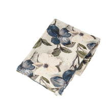 Load image into Gallery viewer, Magnolia Print Velvet Throw
