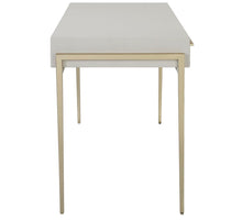 Load image into Gallery viewer, White Faux Shagreen Desk
