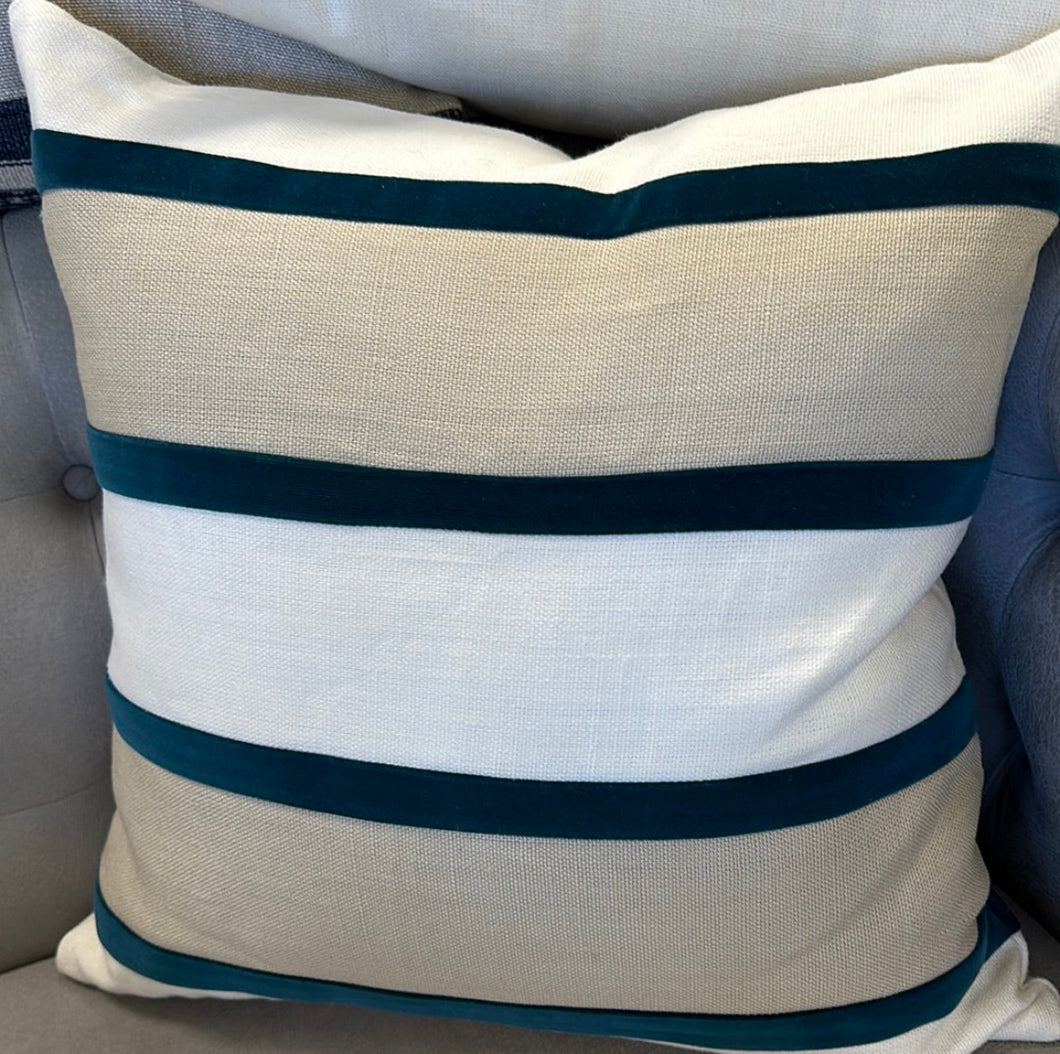 Giorgio Striped Linen Pillow
