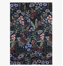 Load image into Gallery viewer, Navy Wool Tapestry Rug
