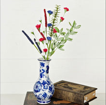 Load image into Gallery viewer, 18” Patriotic Heather &amp; Carnation Blossom
