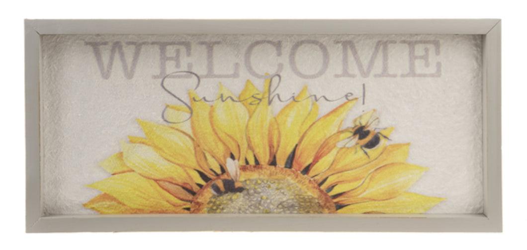 Sunflower Picture W/ Wood Frame