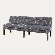 Load image into Gallery viewer, Decorative bench with a patterned design on a white background
