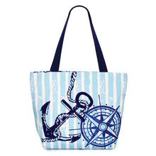 Load image into Gallery viewer, Anchor Printed Tote Bag
