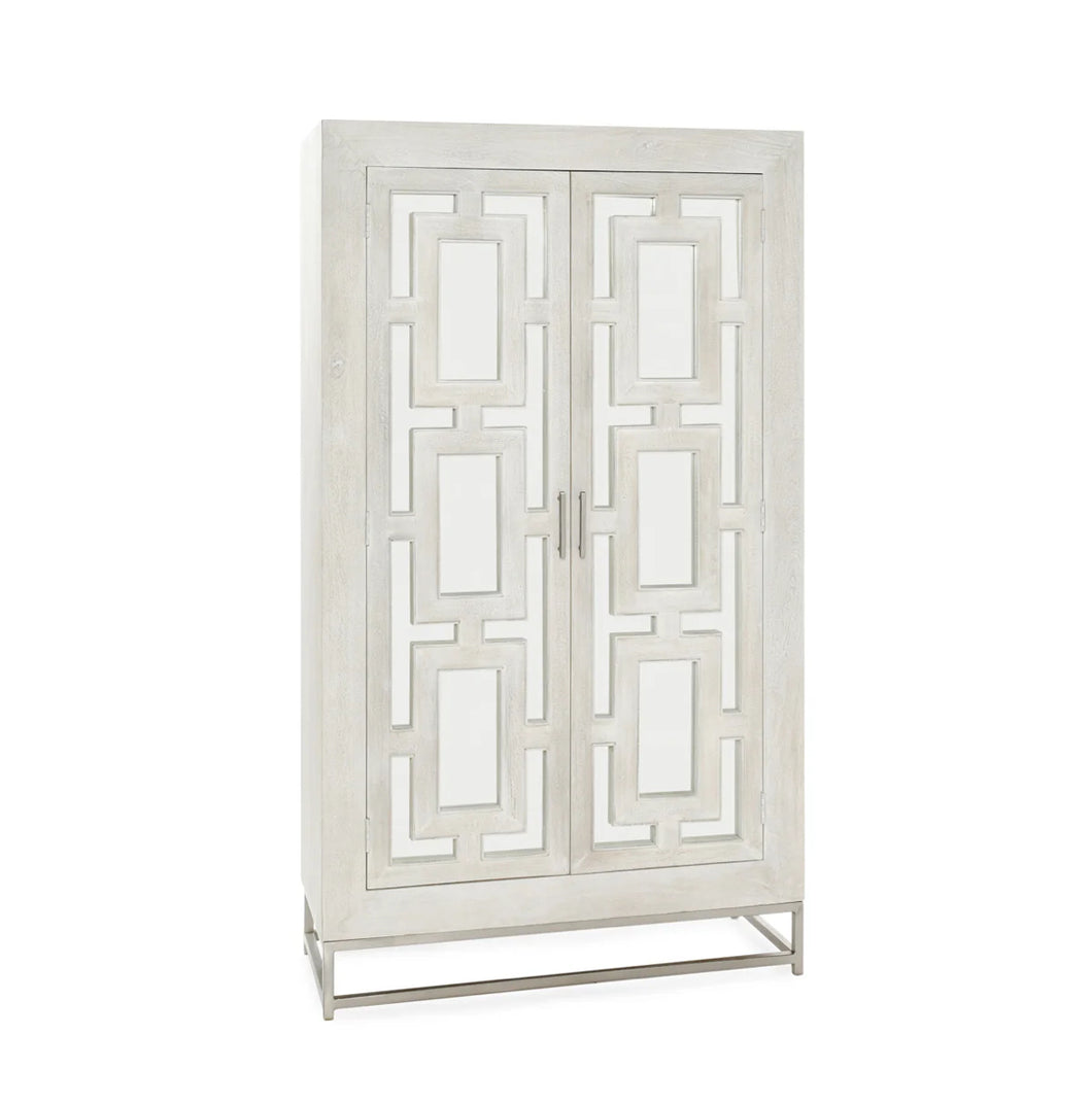 Adina White Washed Cabinet