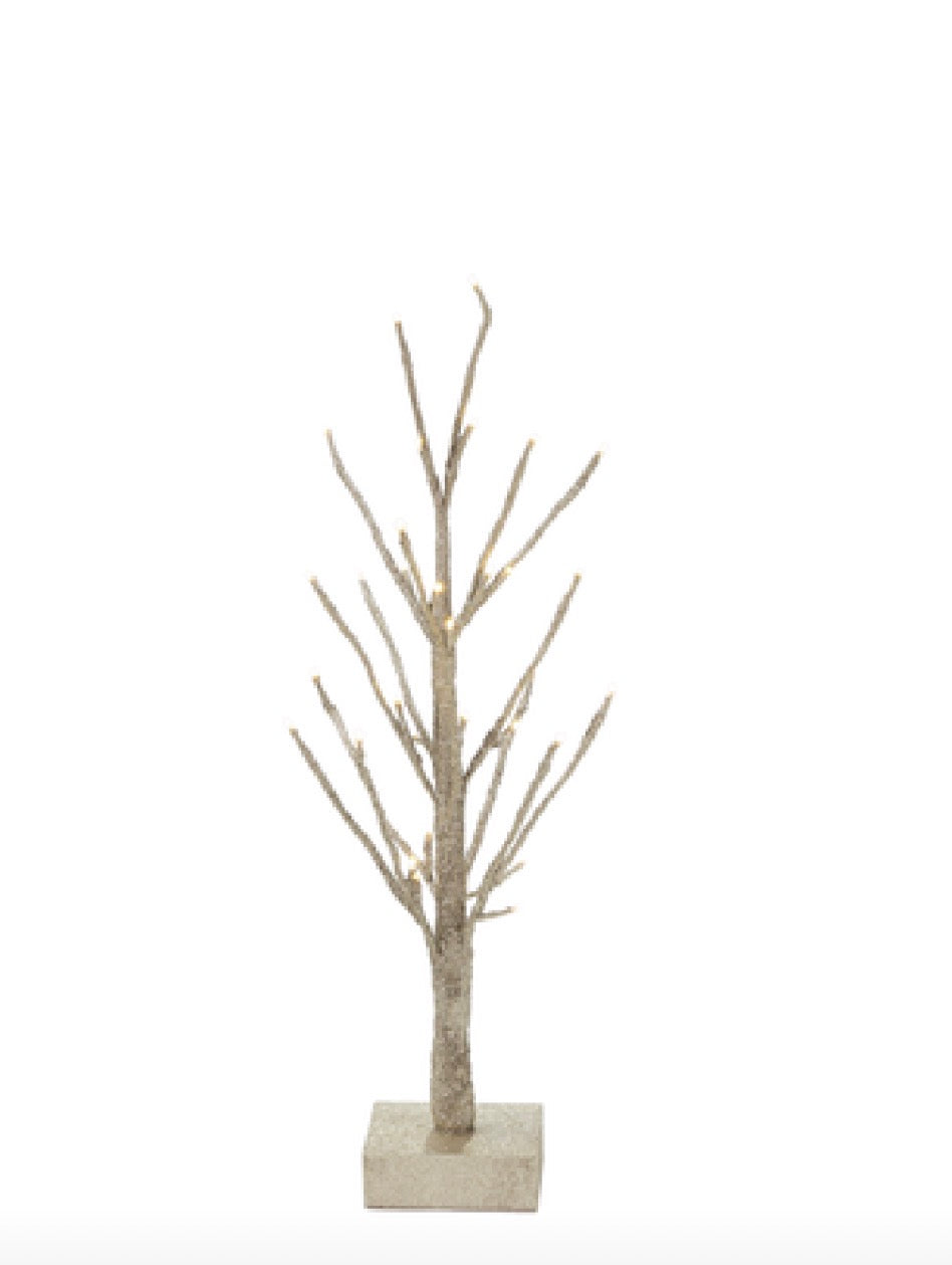 Champagne Glitter Tree Collection
