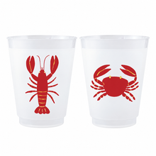 Load image into Gallery viewer, Lobster + Crab Frost Cups- S/8
