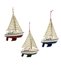 Load image into Gallery viewer, Wooden Yacht Sails Ornament Collection
