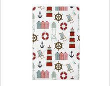 Load image into Gallery viewer, Vintage Nautical Kitchen Waffle Towel
