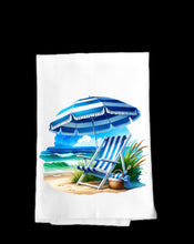 Load image into Gallery viewer, Beach Blues Tea Towel
