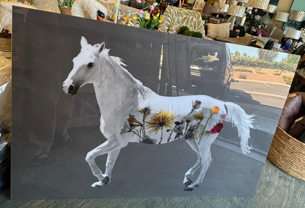 Horse In Blooms