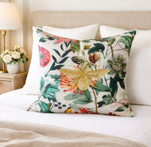 Load image into Gallery viewer, Charleston Gardens Gold Queen Bee Pillow
