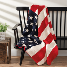 Load image into Gallery viewer, Americana Throw Blanket
