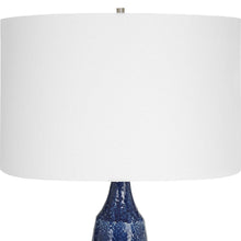 Load image into Gallery viewer, Cobalt Blue Glaze Table Lamp
