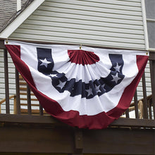 Load image into Gallery viewer, American Flag Bunting 72&quot;
