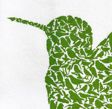 Load image into Gallery viewer, Hummingbird w/ Native Birds Kitchen Towel
