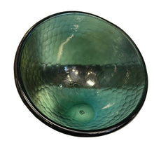 Load image into Gallery viewer, Blue Chiseled Half Moon Bowl
