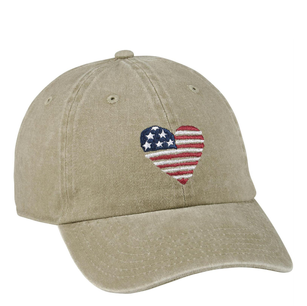 I Love USA Baseball Cap