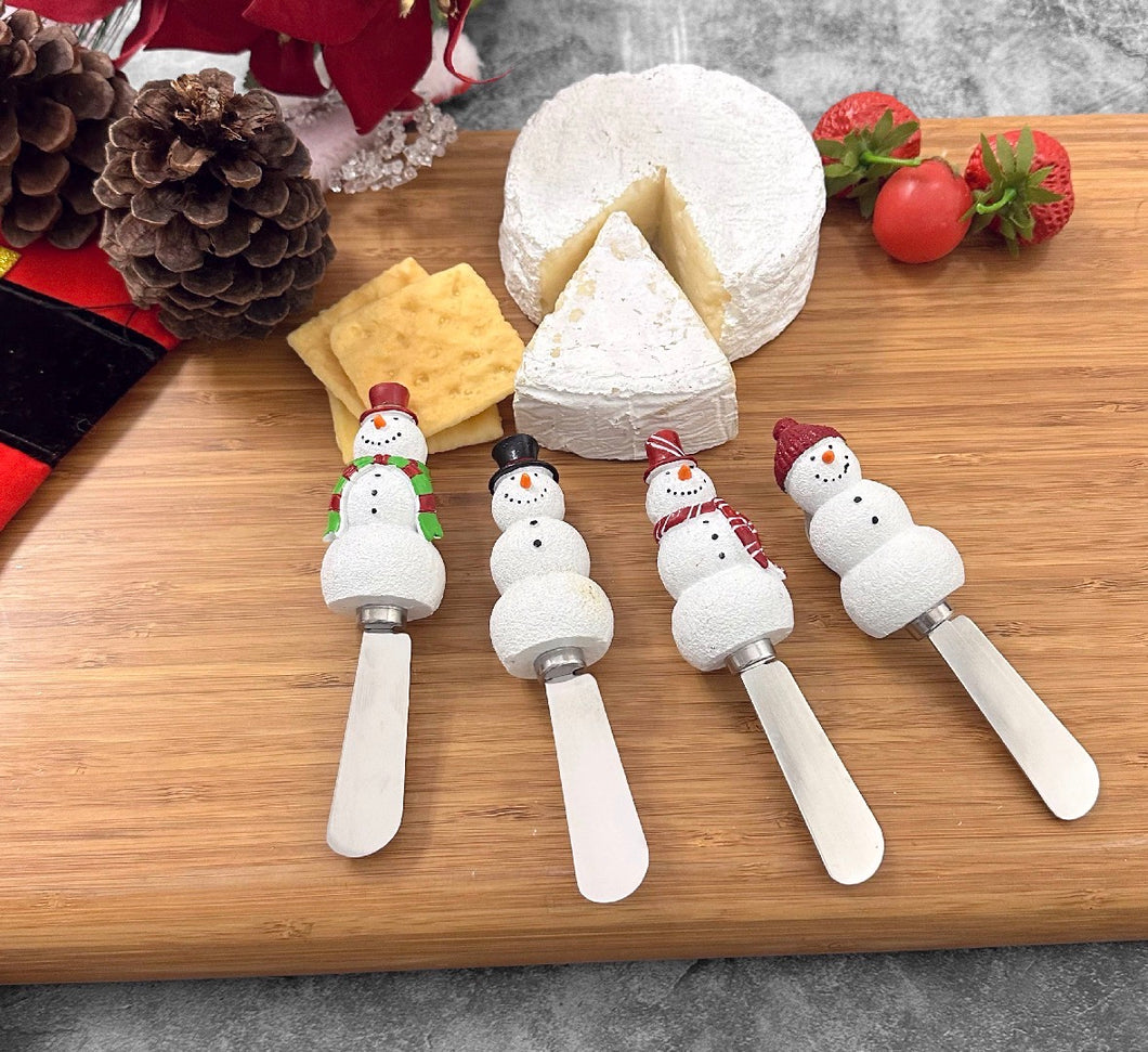Snowmen Cheese Spreader Set