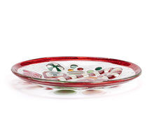 Load image into Gallery viewer, Holiday Candy Round Glass Plate
