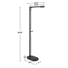 Load image into Gallery viewer, Bronze Highlight Floor Lamp
