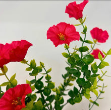 Load image into Gallery viewer, 14” Red Mini Morning Glory Bunch
