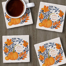 Load image into Gallery viewer, Autumn Blues Coasters- S/4
