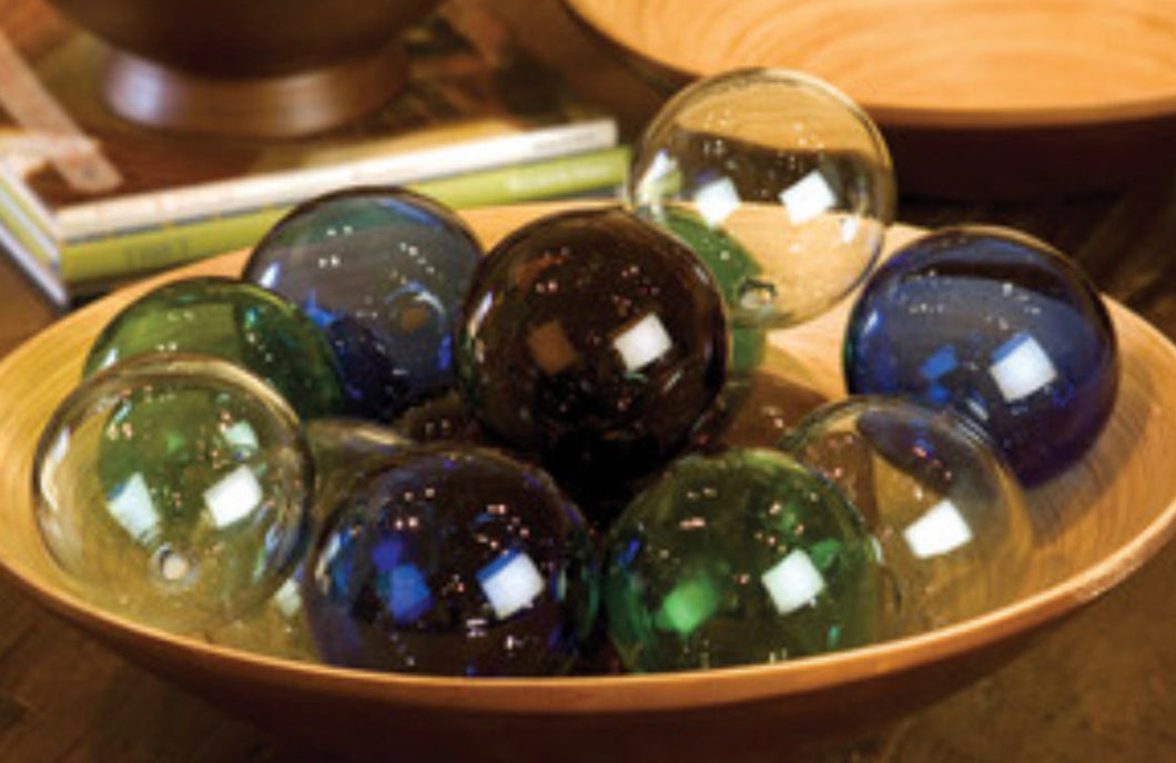 Green Recycled Glass Ball